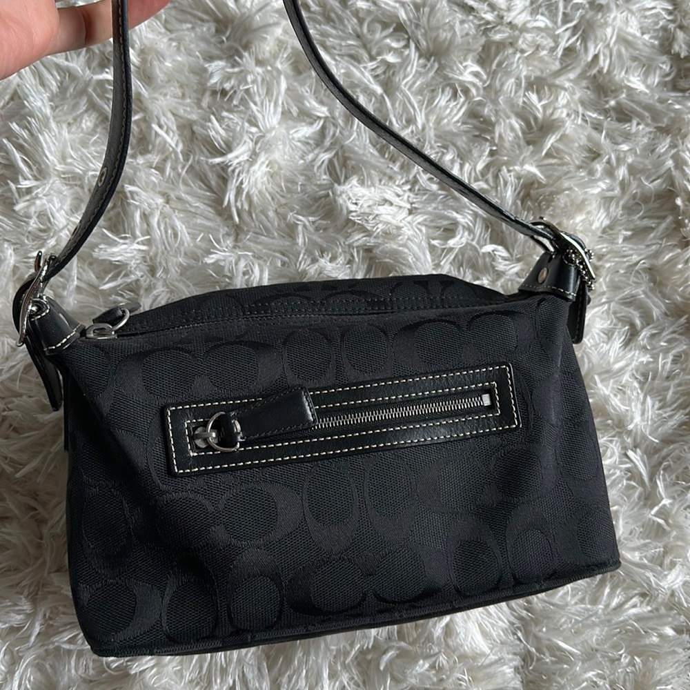 Black coach purse